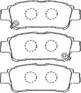 Комплект тормозных колодок AISIN A2N069